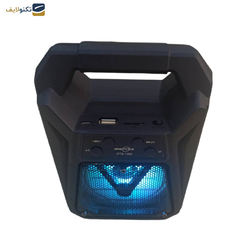 اسپیکر بلوتوثی قابل حمل مدل GTS-1389 اسپیکر بلوتوثی قابل حمل مدل GTS-1389