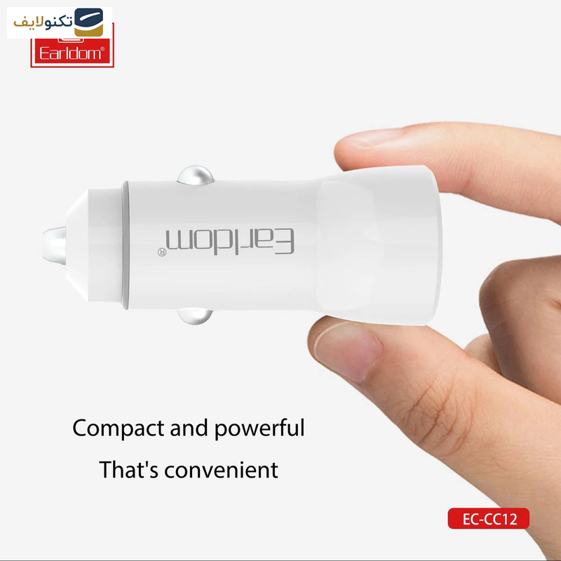 شارژر فندکی ارلدام مدل ES-CC12 PD 20W به همراه کابل USB-C شارژر فندکی ارلدام مدل ES-CC12 PD 20W به همراه کابل USB-C