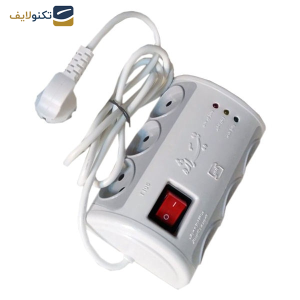 محافظ ولتاژ تیراژه مدل صوتی و تصویری و کامپیوتر کد T106 محافظ ولتاژ تیراژه مدل صوتی و تصویری و کامپیوتر کد T106