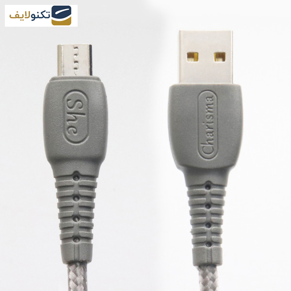 کابل تبدیل USB به MICROUSB شی کاریزما مدل سهیل طول 1.2 متر کابل تبدیل USB به MICROUSB شی کاریزما مدل سهیل طول 1.2 متر