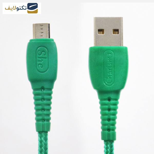 کابل تبدیل USB به لایتنینگ شی کاریزما مدل سهیل طول 1.2 متر کابل تبدیل USB به لایتنینگ شی کاریزما مدل سهیل طول 1.2 متر