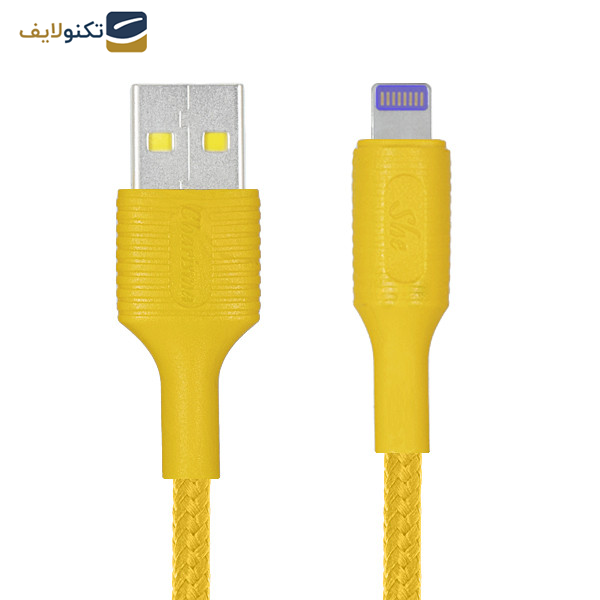 کابل تبدیل USB به لایتنینگ شی کریزما مدل صبا طول 1.2 متر کابل تبدیل USB به لایتنینگ شی کریزما مدل صبا طول 1.2 متر
