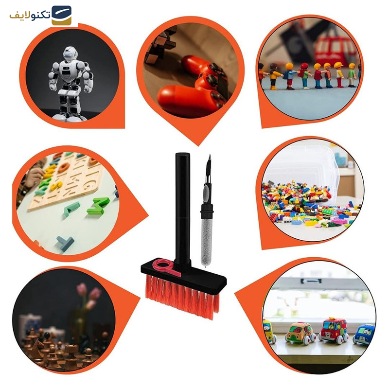 کیت تمیز کننده گرین لاین مدل GNCLGBRUSHWH مجموعه 5 عددی کیت تمیز کننده گرین لاین مدل GNCLGBRUSHWH مجموعه 5 عددی