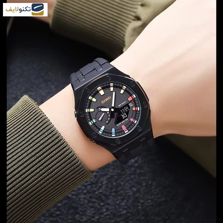 ساعت مچی عقربه‌ای مردانه اسکمی مدل 2243BKCLBK