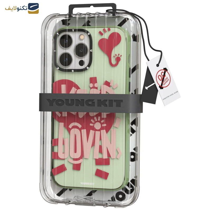 کاور یانگ  کیت مدل آرت عشق مناسب برای گوشی موبایل اپل iphone13pro