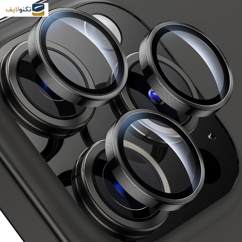 محافظ لنز دوربین گرین لاین مدل HD Plus مناسب برای گوشی موبایل اپل iPhone 15 Pro / 15 Pro Max