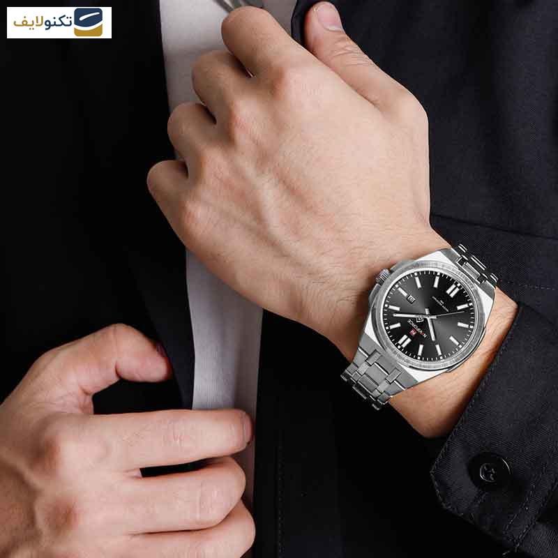 ساعت مچی عقربهای مردانه کوارتز نیوی فورس مدل NF9226 S B S ساعت مچی عقربهای مردانه کوارتز نیوی فورس مدل NF9226 S B S