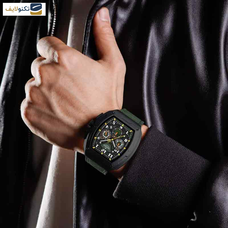 ساعت مچی عقربهای مردانه نیوی فورس مدل NF8053 GR BK ساعت مچی عقربهای مردانه نیوی فورس مدل NF8053 GR BK