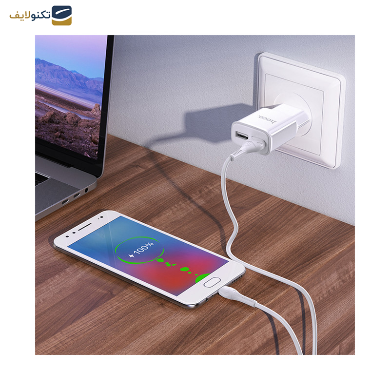 شارژر دیواری هوکو مدل C88A به همراه کابل MICROUSB شارژر دیواری هوکو مدل C88A به همراه کابل MICROUSB