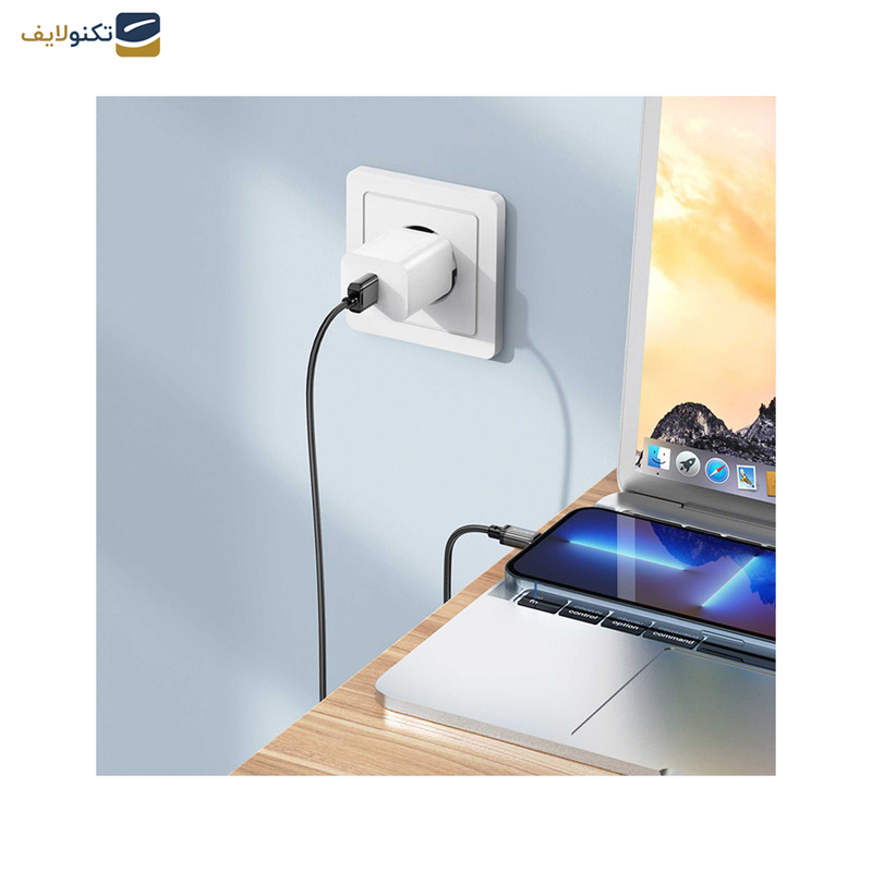 کابل تبدیل USB به لایتنینگ بروفون مدل BX87 طول 1 متر