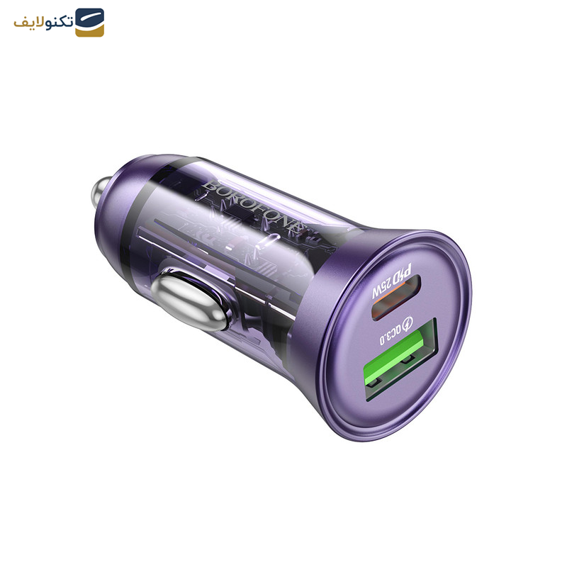 شارژر فندکی 25 وات بروفون مدل BZ26A PD+QC3.0