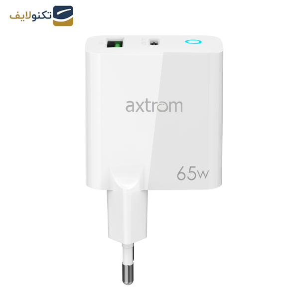 شارژر دیواری 65 وات اکستروم مدل AWC65WPQ-W شارژر دیواری 65 وات اکستروم مدل AWC65WPQ-W