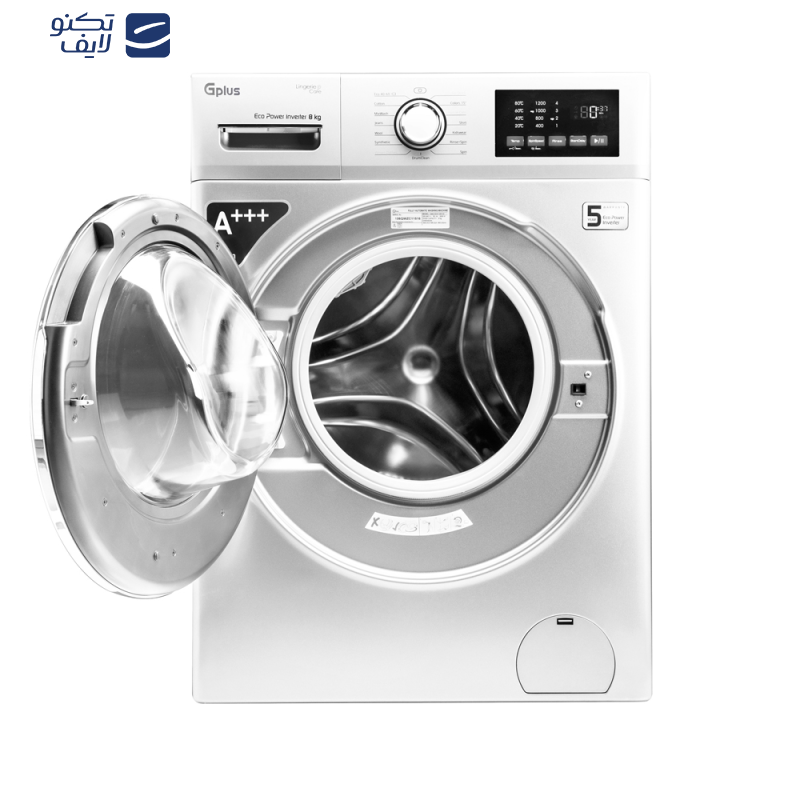 ماشین لباسشویی جی پلاس مدل GWM-P8220W ظرفیت ۸ کیلوگرم ماشین لباسشویی جی پلاس مدل GWM-P8220W ظرفیت ۸ کیلوگرم