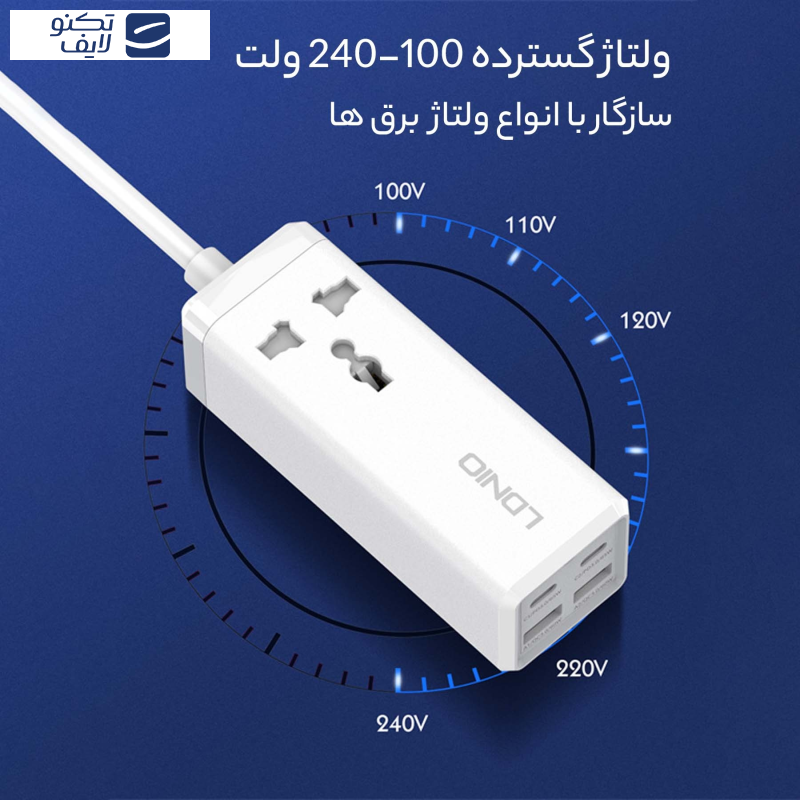 چندراهی برق الدینیو مدل SC-1418 چندراهی برق الدینیو مدل SC-1418