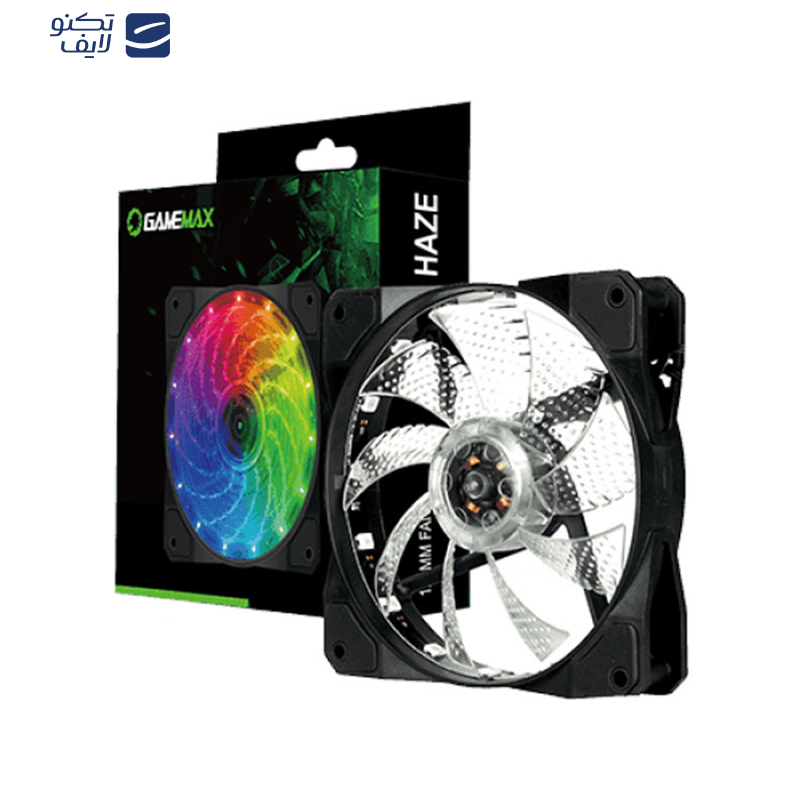 فن کیس گیم مکس مدل FN-12Rainbow-M فن کیس گیم مکس مدل FN-12Rainbow-M