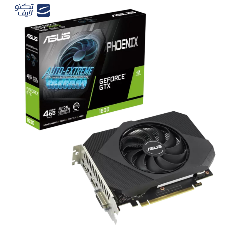 کارت گرافیک ایسوس مدل PH-GTX1630-4G کارت گرافیک ایسوس مدل PH-GTX1630-4G