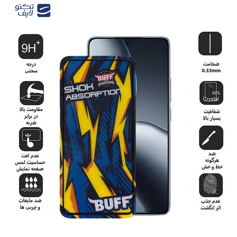 محافظ صفحه نمایش بوف مدل Shock-Shock مناسب برای گوشی موبایل شیائومی 14T Pro / 14T / Redmi k70 Ultra محافظ صفحه نمایش بوف مدل Shock-Shock مناسب برای گوشی موبایل شیائومی 14T Pro / 14T / Redmi k70 Ultra