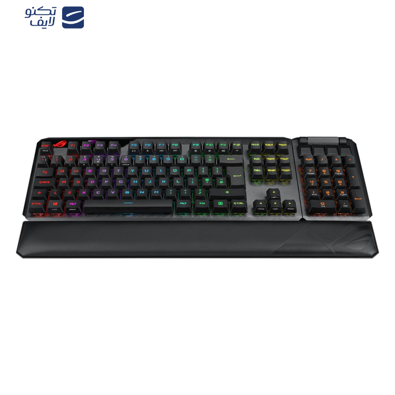 کیبورد بی سیم مخصوص بازی ایسوس مدل ROG Claymore II، مکانیکال سوییچ قرمز، Full Size، نورپردازی Aura RGB کیبورد بی سیم مخصوص بازی ایسوس مدل ROG Claymore II، مکانیکال سوییچ قرمز، Full Size، نورپردازی Aura RGB