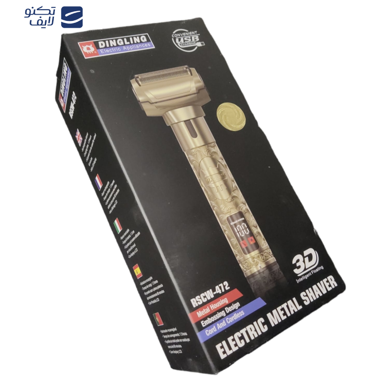 ماشین اصلاح موی صورت دینگ لینگ مدل Rcsw-472 ماشین اصلاح موی صورت دینگ لینگ مدل Rcsw-472