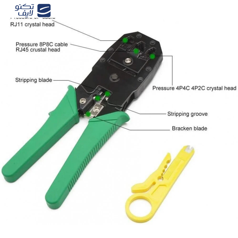 آچار سوکت زن شبکه ای نت مدل En-OB315 آچار سوکت زن شبکه ای نت مدل En-OB315
