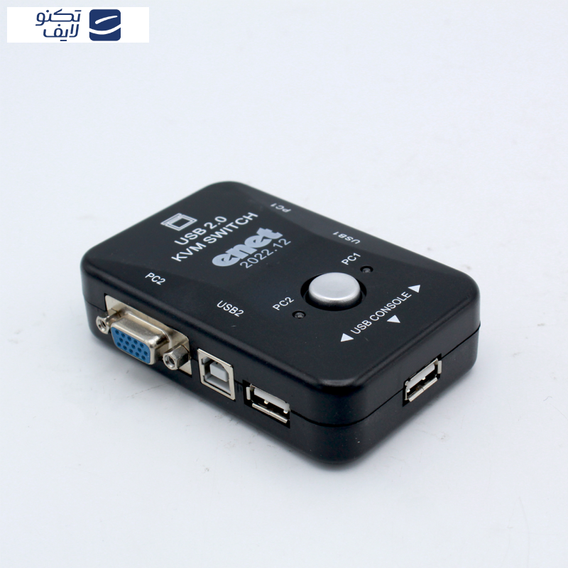 سوییچ 2 پورت KVM ای نت مدل En-SKV2m سوییچ 2 پورت KVM ای نت مدل En-SKV2m