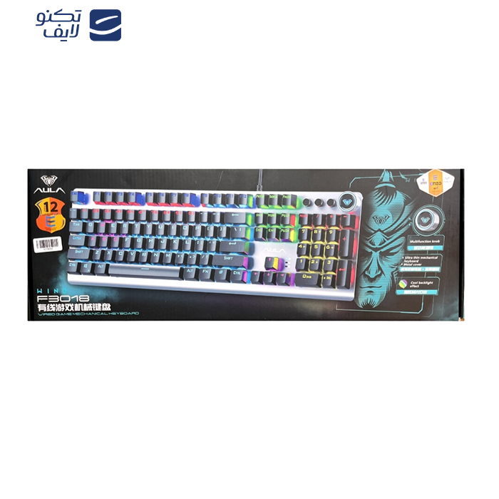 کیبورد مخصوص بازی آئولا مدل F3018 کیبورد مخصوص بازی آئولا مدل F3018