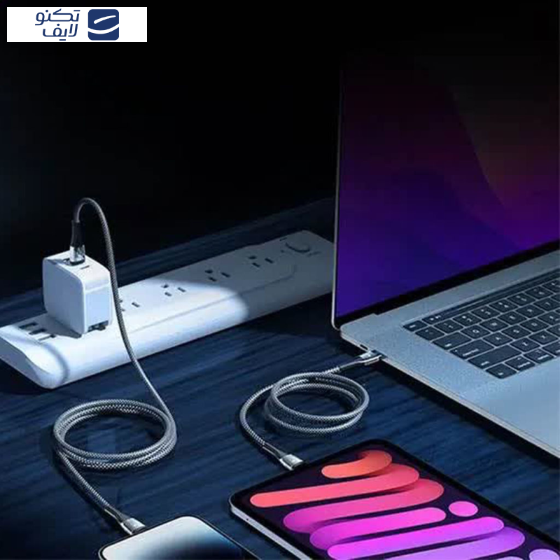 کابل شارژ USB-C به لایتنینگ ژاند مدل fast charging data طول 1.2 متر کابل شارژ USB-C به لایتنینگ ژاند مدل fast charging data طول 1.2 متر