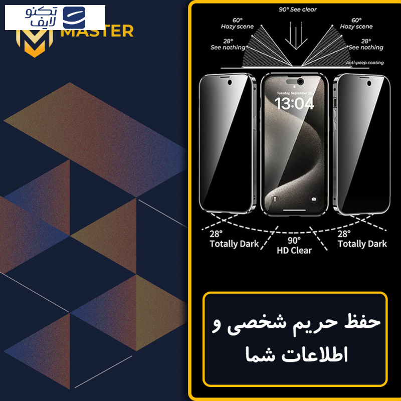 محافظ صفحه نمایش پرایوسی مستر مدل Resistant مناسب برای گوشی موبایل موتورولا Edge 40 محافظ صفحه نمایش پرایوسی مستر مدل Resistant مناسب برای گوشی موبایل موتورولا Edge 40