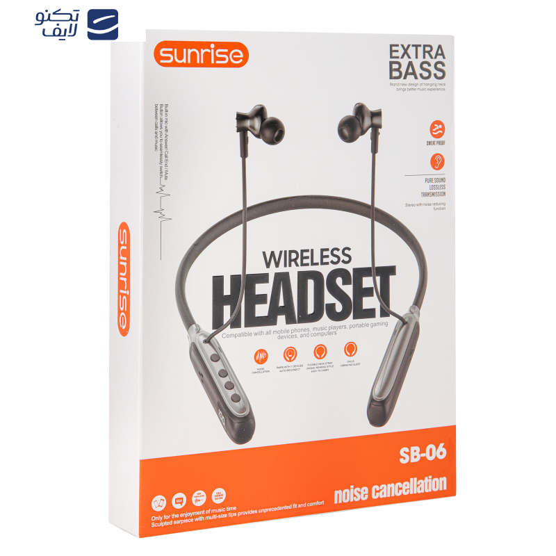 هندزفری بلوتوثی سانرایز مدل SB-06