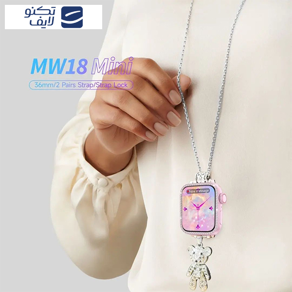 ساعت هوشمند مودیو مدل MW18 Mini 2024 ساعت هوشمند مودیو مدل MW18 Mini 2024