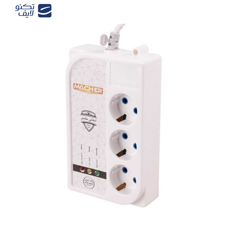 محافظ ولتاژ مچر مدل 3 خانه MR 204 محافظ ولتاژ مچر مدل 3 خانه MR 204