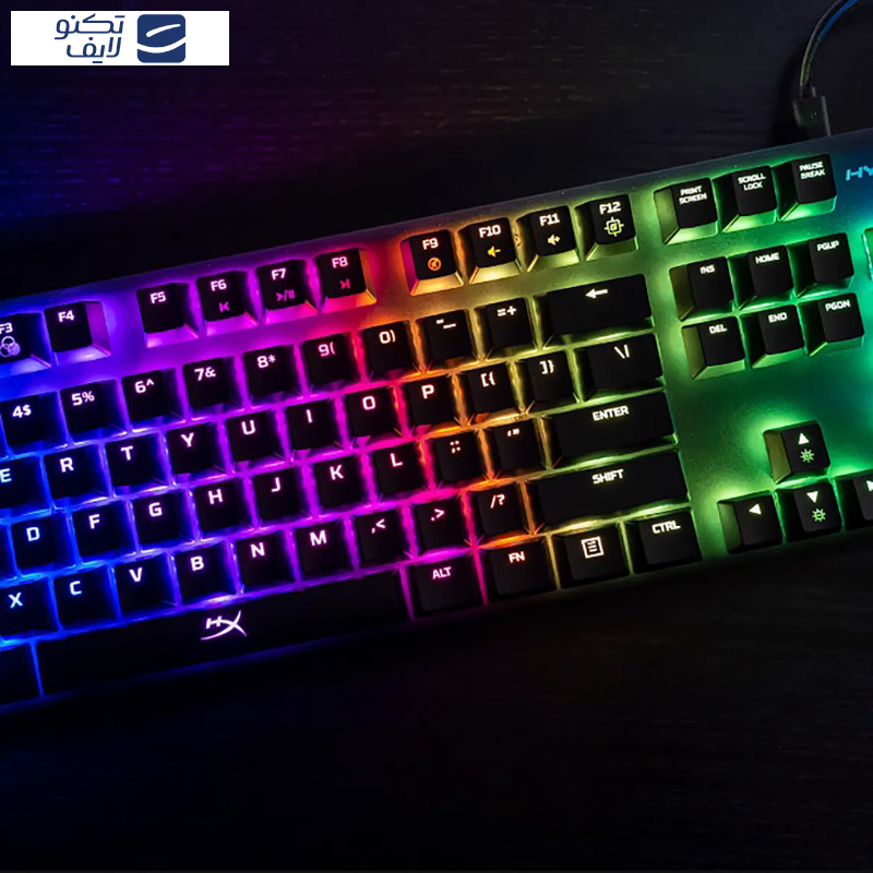 کیبورد مخصوص بازی هایپرایکس مدل HyperX keyboard Alloy Origins RGB Mechanical Tactile switch 