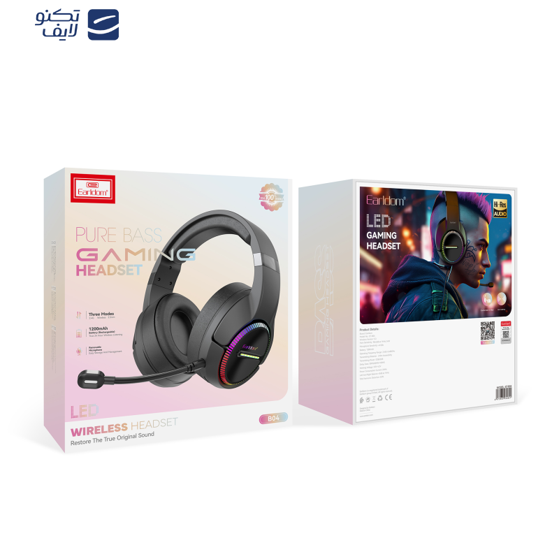 هدست بلوتوثی ارلدام مدل B04 هدست بلوتوثی ارلدام مدل B04