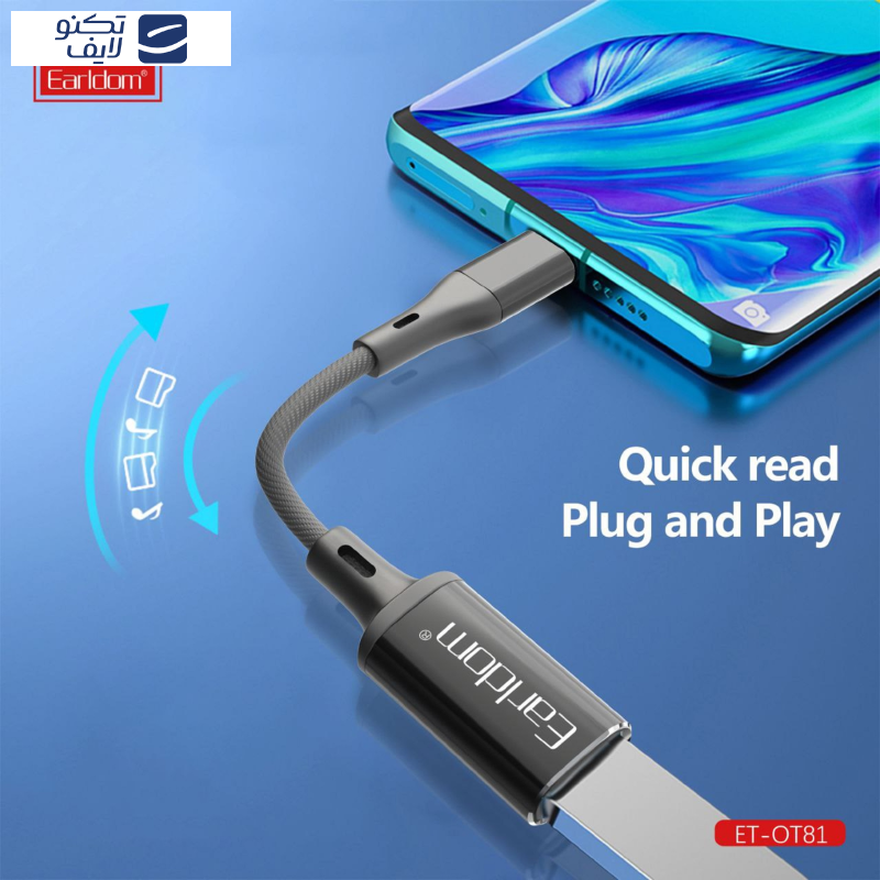 مبدل USB 3.0 به لایتنینگ ارلدام مدل ET-OT81 مبدل USB 3.0 به لایتنینگ ارلدام مدل ET-OT81