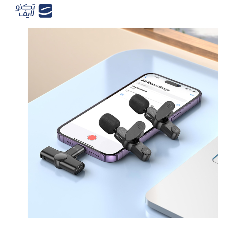 میکروفن یقه ای بروفون مدل BFK12 TYPE-C/IPHONE میکروفن یقه ای بروفون مدل BFK12 TYPE-C/IPHONE