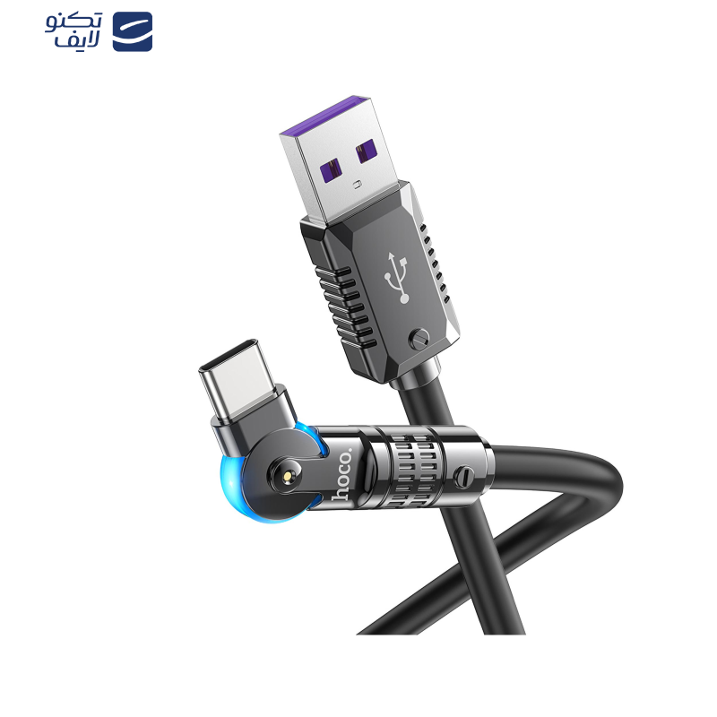 کابل تبدیل USB به USB-C هوکو مدل U118 100W طول 1.2 متر کابل تبدیل USB به USB-C هوکو مدل U118 100W طول 1.2 متر