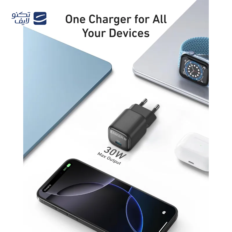 gallery-شارژر دیواری انکر مدل Zolo GaN Compact Charger UK A2698 توان 30 وات copy.png