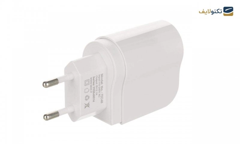 شارژر دیواری تسکو مدل TTC 48 شارژر دیواری تسکو مدل TTC 48
