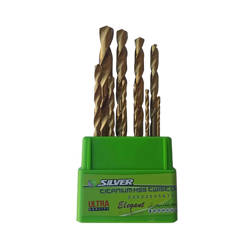 مته آهن سیلور مدل YP-2-10MM-GT-BT10-10PCS مجموعه 10 عددی
