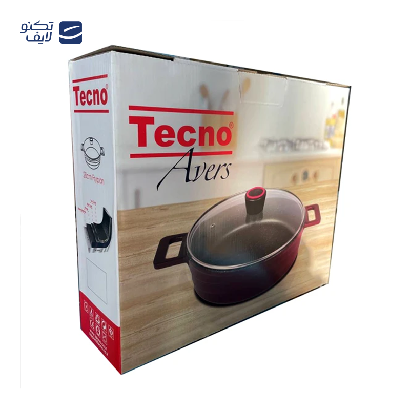 تابه دودسته تکنو مدل اورس سایز 28 تابه دودسته تکنو مدل اورس سایز 28