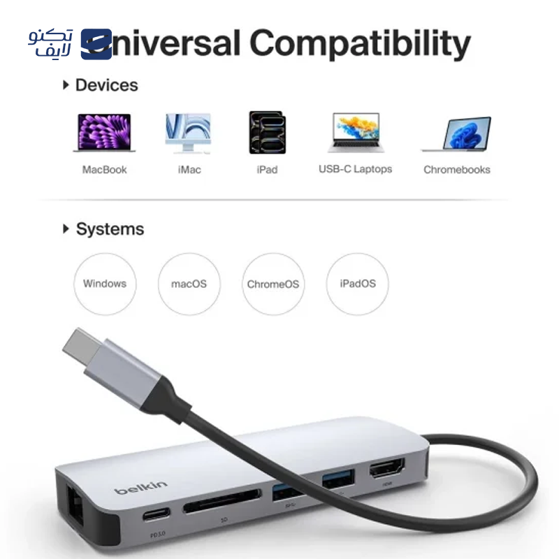gallery-هاب USB-C بلکین 6 پورت مدل USB-C 6 in 1 Multiport Adapter copy.png gallery-هاب USB-C بلکین 6 پورت مدل USB-C 6 in 1 Multiport Adapter copy.png