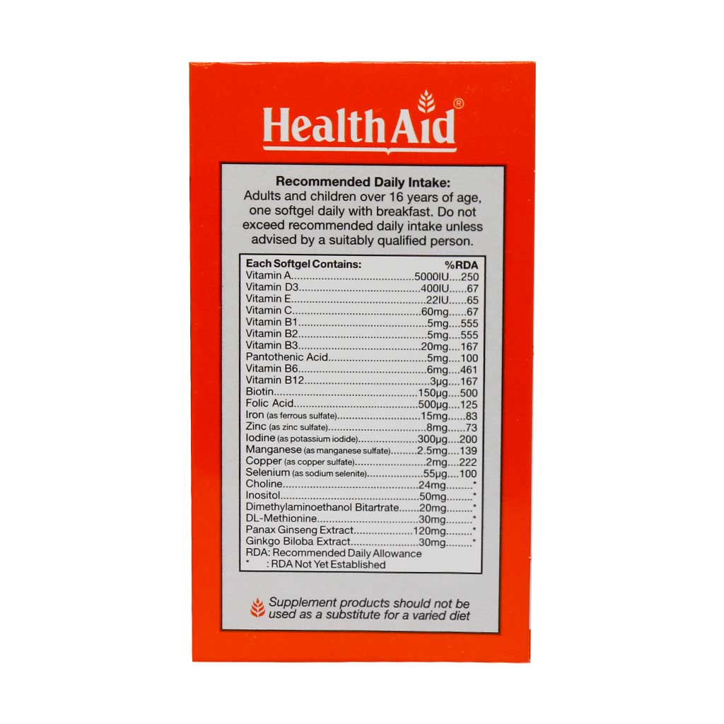 کپسول ژلاتینی ژری کپس اکتیو هلث اید 30 عدد کپسول ژلاتینی ژری کپس اکتیو هلث اید 30 عدد