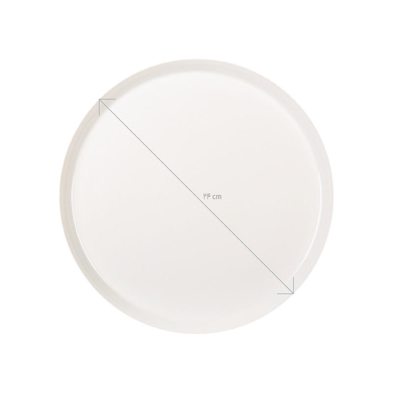 بشقاب غذاخوری زی مدل فرم اس 24 بلو استون درجه یک بسته شش عددی