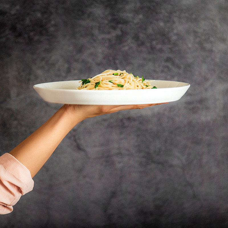 بشقاب غذاخوری زی مدل فرم اس 24 سفید درجه 3 بسته شش عددی بشقاب غذاخوری زی مدل فرم اس 24 سفید درجه 3 بسته شش عددی