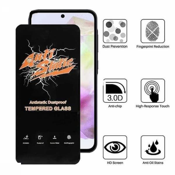 محافظ صفحه نمایش شیشه ای گوشی موبایل اولترا مدل Antistatic Dustproof مناسب سامسونگ Galaxy A07 محافظ صفحه نمایش شیشه ای گوشی موبایل اولترا مدل Antistatic Dustproof مناسب سامسونگ Galaxy A07