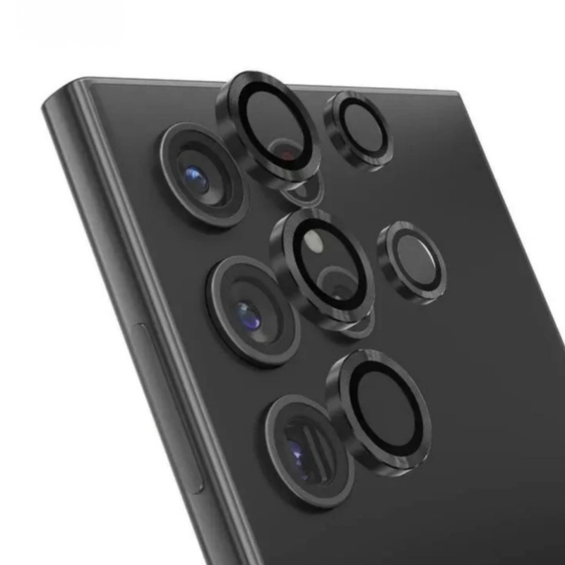 محافظ لنز دوربین شیشه ای اوجی مدل Crystal Shield مناسب برای گوشی موبایل سامسونگ Galaxy S25 Ultra