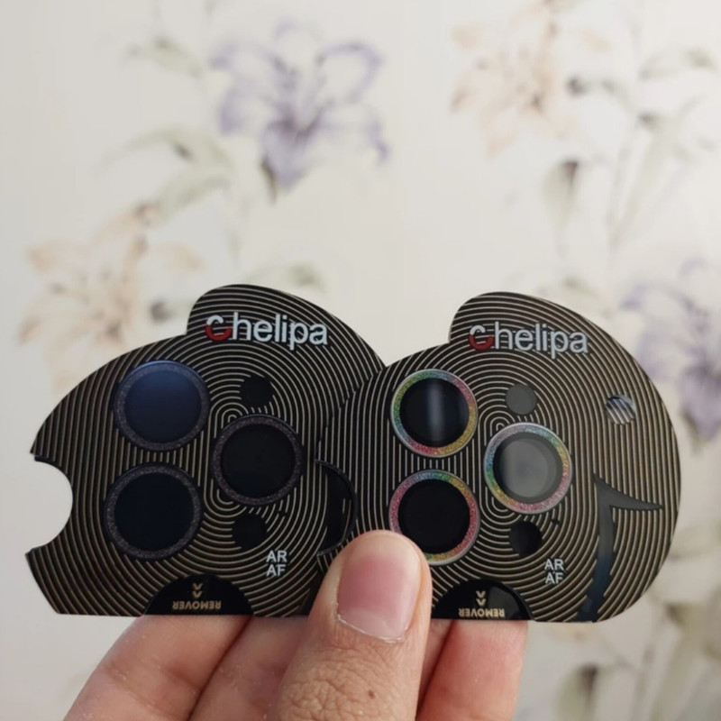 محافظ لنز دوربین شیشه ای اوجی مدل chelipa shine مناسب برای گوشی موبایل اپل iPhone 16 Pro Max محافظ لنز دوربین شیشه ای اوجی مدل chelipa shine مناسب برای گوشی موبایل اپل iPhone 16 Pro Max