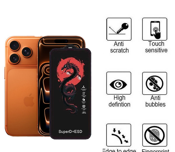 محافظ صفحه نمایش اپیکوی مدل Red Dragon ESD مناسب برای گوشی موبایل اپل iPhone 17 Pro Max محافظ صفحه نمایش اپیکوی مدل Red Dragon ESD مناسب برای گوشی موبایل اپل iPhone 17 Pro Max
