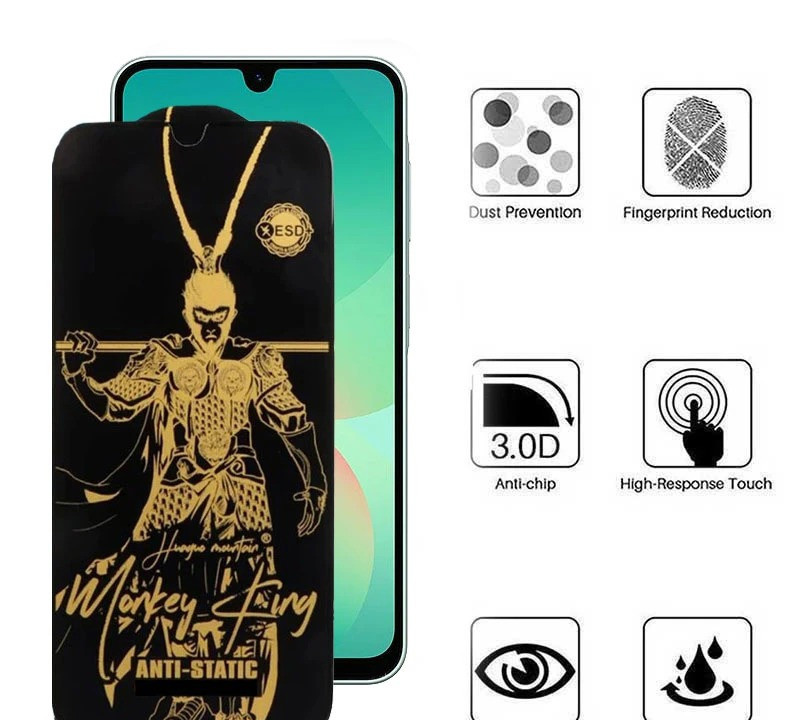 محافظ صفحه نمایش اپیکوی مدل Wukong ESD مناسب برای گوشی موبایل سامسونگ Galaxy A17/ A26 / A16 محافظ صفحه نمایش اپیکوی مدل Wukong ESD مناسب برای گوشی موبایل سامسونگ Galaxy A17/ A26 / A16