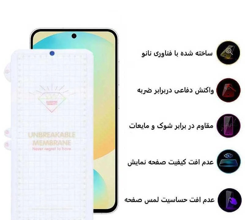 محافظ صفحه نمایش بوف مدل Hydrogel-Guarantee مناسب برای گوشی موبایل سامسونگ Galaxy S25 FE/ Mi 12 Pro محافظ صفحه نمایش بوف مدل Hydrogel-Guarantee مناسب برای گوشی موبایل سامسونگ Galaxy S25 FE/ Mi 12 Pro